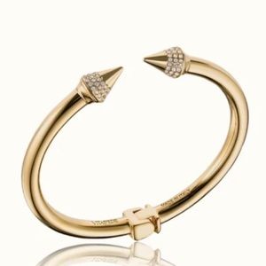 Vita Fede mini titan crystal bracelet in gold